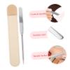 AUTSUPPL 1set Professional Stainless Steel Makeup Spatula for Mixing Foundation Creams Nail Art Dual-ended Cosmetic Stirring Rod Easy to Clean for Beauty Applications view 3