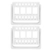 16pcs Rhombus Small Magnetic Needle Set with Stand for Physics Experiments, Teaching Instrument for Demonstrating Magnetic Fields and Current Direction in Schools and Labs (White) view 1