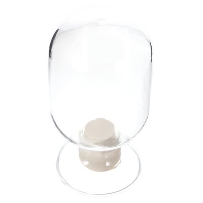 Cabilock Glass Cloche Jar Lids Vintage Style Jar for Match Potion Storage Display