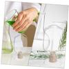 Cabilock Glass Cloche Jar Lids Vintage Style Jar for Match Potion Storage Display view 3