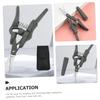 BIUDECO 4pcs Round Head Nose Hair Scissors for Men Women Eyebrow Beard Trimmer Grooming Scissors Smooth Edges view 2