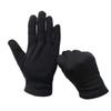 CANIGHT 12pairs Moisturizing Cotton Gloves for Protection Touching Gloves Durable and Comfortable for Gardening Cleaning and Jewelry Handling s Black view 2