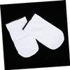 Gogogmee 2pairs Paraffin Wax Gloves for Hand Treatment Insulated Mitts for Moisturizing Heat Therapy Spa Gloves Soft Blend White view 3