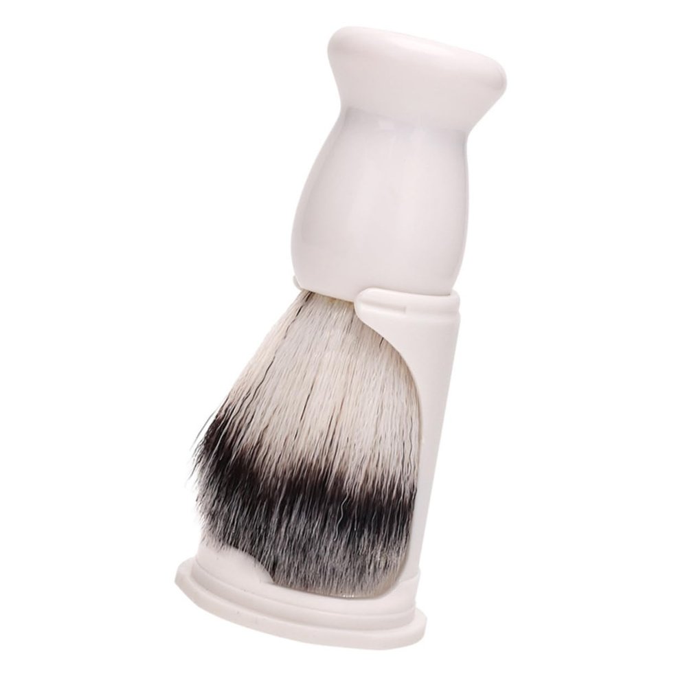 BELLIFFY 1set Shaving Brush Sturdy Stand for Men Includes Beard Brush and Cleaning Tool Grooming Kit for Beard Care and Maintenance