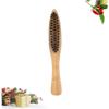 VINTORKY 2pcs Men Bristle Beard Brush Portable Styling Facial Brush Long Handle Shaver Accessory Beard Oil Applicator for Club view 3