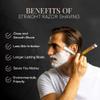 Naked Armor Griflet Straight Razor - Shave Ready Japanese Stainless Steel Straight Razors for Men with Sandalwood Scale, Case Included, Close Shave view 3