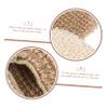 MUSISALY 2pcs Jute Woven Scrub Bath Gloves Exfoliating Body Scrubber for Smooth Skin for Bathing Natural Material Practical Lightweight Design view 4