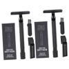WOONEKY 2sets Men Safety Razor Kit Double-edge Razor Blades Manual Shaving Cutter for Beard Face Leg Travel view 1