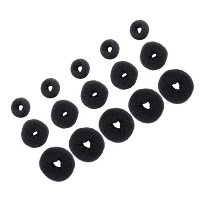 AUTSUPPL 15pcs Diy Hair Styles Tool Hair Styling Accessories Donut Bun Maker for