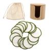ASAKKURA 18pcs Reusable Makeup Remover Pads Set Washable Bamboo Fiber Cleansing Discs for Face and Eye Makeup Removal Beauty Supplies for Sensitive Skin view 1