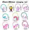 100PCS Unicorn Hair Ties for Women Girls, Elastic Hair Ties Ponytail Holder Cute Hair Accessories (100pcs, Unicorn) view 2