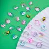 100PCS Unicorn Hair Ties for Women Girls, Elastic Hair Ties Ponytail Holder Cute Hair Accessories (100pcs, Unicorn) view 3