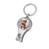 Dinosaur Holding Christmas Presents Nail Clippers Toenail Clipper Cutters Christmas Trees and Red Birds Professional Nail Trimmer Nail Cuticle Cutter for Women Men view 1