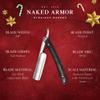 Naked Armor Elyan Straight Razor - Shave Ready Japanese Steel Straight Razors for Men with Resin Scale, Case Included, Close Shave view 4