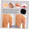 WOONEKY 3pcs Exfoliating Bath Gloves Multi-function Shower Mitts for Skin Scrubbing Cleaning for Home and Spa Use for Back Legs and Arms view 4