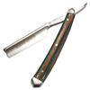 Naked Armor Safir Straight Razor - Shave Ready Japanese Stainless Steel Straight Razors for Men with Sandalwood Scale, Case Included, Close Shave view 1