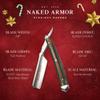 Naked Armor Safir Straight Razor - Shave Ready Japanese Stainless Steel Straight Razors for Men with Sandalwood Scale, Case Included, Close Shave view 4