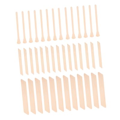 TOVINANNA 150pcs Irregular Wax Wands for Body Hair Removal Safe Smooth Surface Applicators for Creams and Lotions Women Daily Grooming Needs