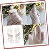 AUTSUPPL Breathable Moisturizing Hand Gloves Silk Sleep Hand Portable Beauty Gloves view 3