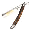 Naked Armor Meliant Straight Razor - Shave Ready Japanese Stainless Steel Straight Razors for Men with Olive Wood Scale, Case Included, Close Shave view 1