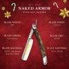Naked Armor Meliant Straight Razor - Shave Ready Japanese Stainless Steel Straight Razors for Men with Olive Wood Scale, Case Included, Close Shave view 4