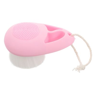 BIUDECO Silicone Double-Sided Facial Cleansing Brush Manual Exfoliating Scrubber for Deep Skin Cleaning Lightweight and Durable for Women Daily Skincare Routine