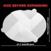 Beard Hair Catcher for Sink - Wet-Strength Shaving Guard, Patented Contour-Molding Sustainable Disposable Trimming Barrier for Mess-Free Grooming, Water Saving & Easy Bathroom Sink Cleanup by BeardBin view 4