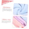 OHPHCALL Microfiber Hair Towel Set 3pcs Soft Hair Wrap Hat for Women Fast Drying Absorbent view 2