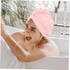 OHPHCALL Microfiber Hair Towel Set 3pcs Soft Hair Wrap Hat for Women Fast Drying Absorbent view 4