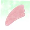 COLLBATH Natural Jade Scraping Massage Tool 2-Piece Set for Eye and Pink Powder Crystal Gua Sha Scraper for Facial Massage view 4