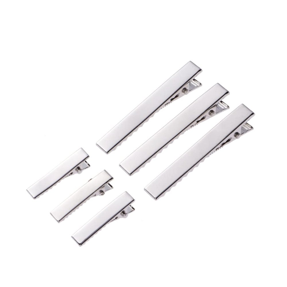 SOESFOUFU Hair Clips Teeth 200pcs Prong Hair Clips Strong Metal Spring for Hair Curls and Extensions