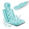 Full Body Bath Pillow, Full Body Bath Pillow Non-Slip Bathtub Mat, The Full Body Bath Pillows for Tub for Tub Neck Back Support Quick Drying Headrest Cushion,Adult Bathtub Pillow Bath Pillows(Blue) view 1