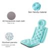 Full Body Bath Pillow, Full Body Bath Pillow Non-Slip Bathtub Mat, The Full Body Bath Pillows for Tub for Tub Neck Back Support Quick Drying Headrest Cushion,Adult Bathtub Pillow Bath Pillows(Blue) view 3