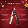 Naked Armor Dodinel Straight Razor - Shave Ready Japanese Stainless Steel Straight Razors for Men with Ebony Wood Scale, Case Included, Close Shave view 4