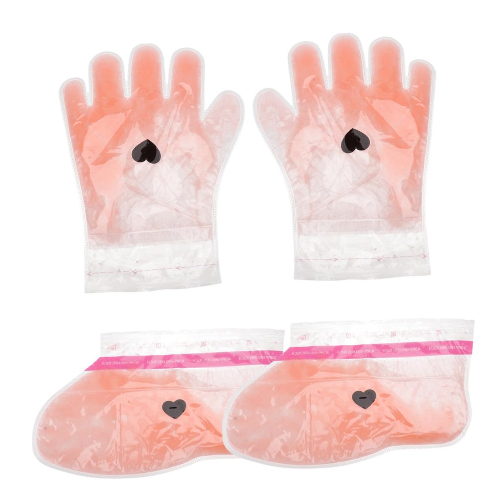 Healeved Beauty Care Hand Foot Wax Covers Paraffin Wax Gloves for Hand and Foot Gentle Exfoliating for Soft Sk