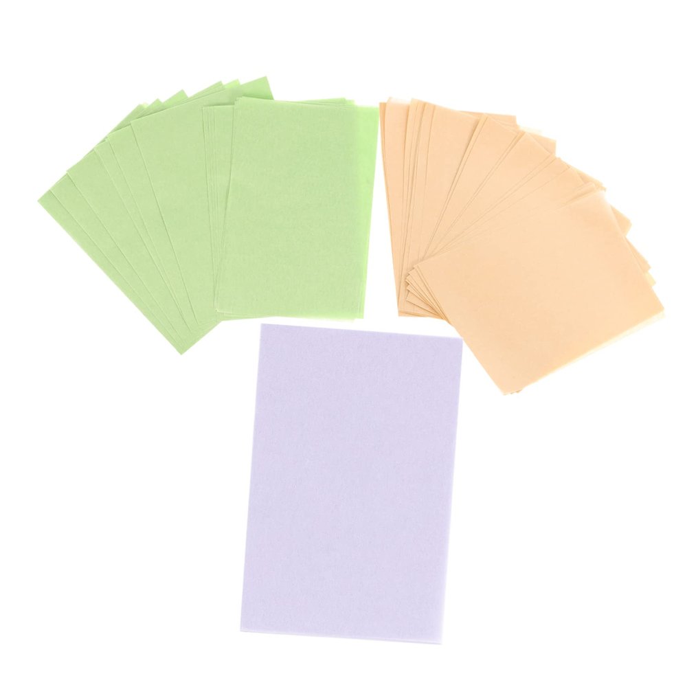 HONMEET 1set Unisex Oil Absorbing Sheets for Face Blotting Papers for Oily Oil Control Facial Tissues Portable Tea Scented
