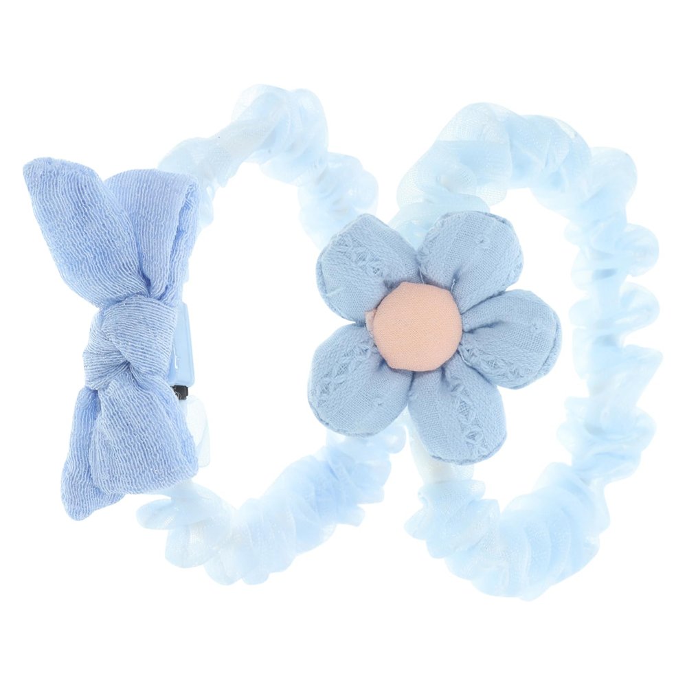 HONMEET 2pcs Cute Girls Hair Ties Bow Design Ponytail Holders for Toddlers and Boys and Girls Hair Accessories for Everyday Styles and Festivals