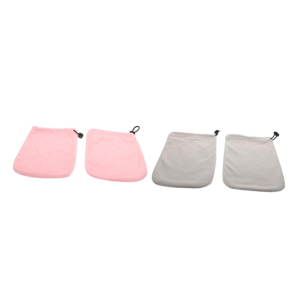 BELLIFFY 2pairs Moisturizing Cloth Gloves Paraffin Wax Hand Treatment Mitts Elastic Band
