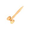 COOLHIYA Wooden Mini Massager for Relief Manual Rolling Massage Tool for Men Women Natural Wood Facial Roller for Soothing Stiffness and Stress Relief view 4