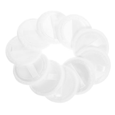 FOYTOKI 10pcs Cotton Powder Puff for Body and Pure Cotton Material Portable and Compact for Loose Powder and Setting Application for Women