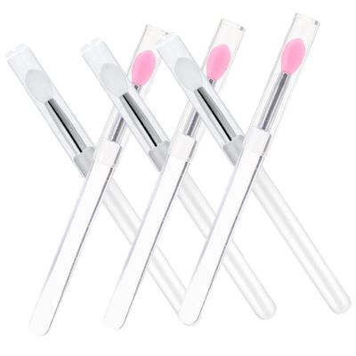 WOONEKY 18pcs Silicone Lip Brushes Covers Lip Applicators for Precise and Gloss Application for Daily Makeup Use Portable and Easy to Handle