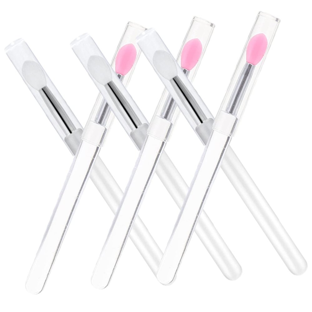 WOONEKY 18pcs Silicone Lip Brushes Covers Lip Applicators for Precise and Gloss Application for Daily Makeup Use Portable and Easy to Handle