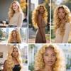 Biliisyff Honey Blonde Human Hair Bundles - Body Wave Bundles Brazilian Virgin Hair Double Weft Weave Extensions - 300g For Women (16-20 Inch) view 2
