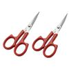 Gogogmee 2pcs Professional Eyebrow Shaper Scissors Multifunctional Beauty Scissors Precision Cutting for Clean Shaping for Daily Use view 1