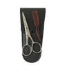 Healeved 3sets Beard Scissors and Eyebrow Trimmer Kit Stainless Steel Grooming Shears Comb for Men and Precise Hair Cutting Tools Storage Bag view 3