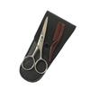 Healeved 3sets Beard Scissors and Eyebrow Trimmer Kit Stainless Steel Grooming Shears Comb for Men and Precise Hair Cutting Tools Storage Bag view 4