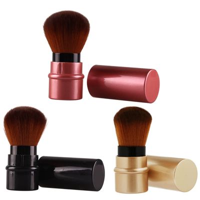 BELLIFFY 3pcs Portable Retractable Makeup Brush Chic Cosmetic Applicator for Full Coverage and Blending for Travel for Birthdays and Holidays
