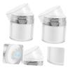 MUSISALY 2pcs Vacuum Pump Press Bottles 50ml Skincare Pump Travel Bottles Airless Lotion Dispenser view 3