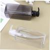 SOESFOUFU 600ml Shampoo Bottles Refillable Set of 2 Plastic Pump Bottles for Shower Gel Toiletries Container Portable Reusable view 3