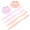 BELLIFFY 4pcs Mini Beauty Tool Eyebrow Razor Facial Hair Trimmer Eyebrow Shaper Safe and Reusable Material Compact view 1